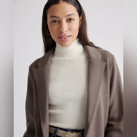 Quince Brown Organic Cotton Blazer - Picture 8 of 13